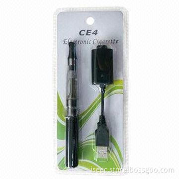 Electronic Cigarette, CE4 Atomizer with 1,100mAh Battery, Blister Packing, Small Kit with USB Charge